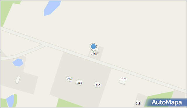 Dąbrowa, Dąbrowa, 21ba, mapa Dąbrowa