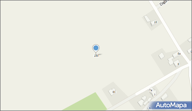 Dąbrowa, Dąbrowa, 18d, mapa Dąbrowa