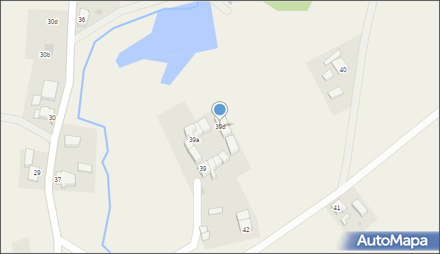 Dąbrowa, Dąbrowa, 39d, mapa Dąbrowa