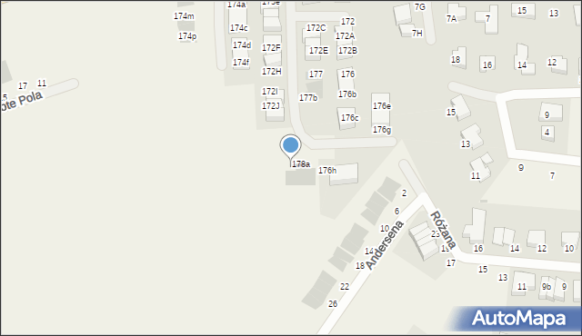 Dąbrowa, Dąbrowa, 178b, mapa Dąbrowa