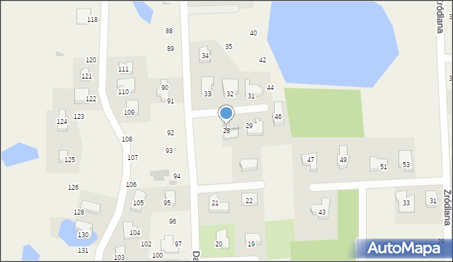 Dąbrowa, Dąbrowa, 28, mapa Dąbrowa