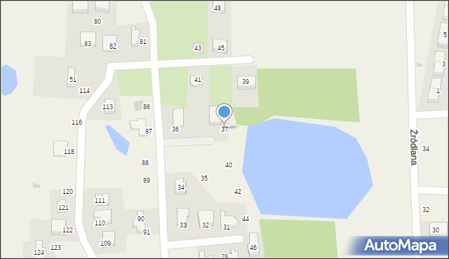 Dąbrowa, Dąbrowa, 37, mapa Dąbrowa