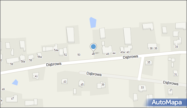 Dąbrowa, Dąbrowa, 48, mapa Dąbrowa
