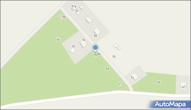 Dąbrowa, Dąbrowa, 63, mapa Dąbrowa