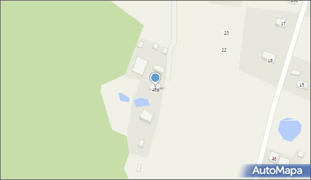 Dąbrowa, Dąbrowa, 46a, mapa Dąbrowa