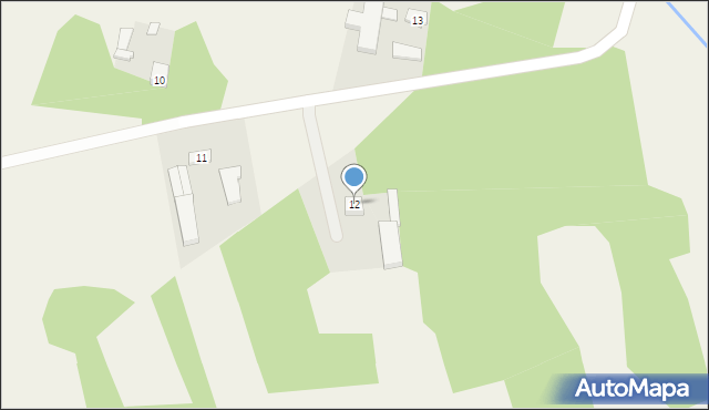 Dąbrowa, Dąbrowa, 12, mapa Dąbrowa