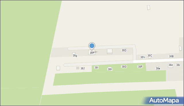 Dąbrowa, Dąbrowa, 36F, mapa Dąbrowa