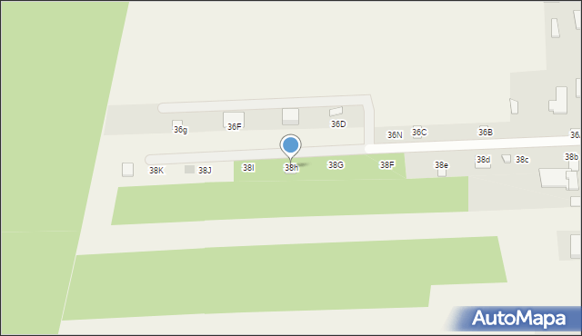 Dąbrowa, Dąbrowa, 38h, mapa Dąbrowa