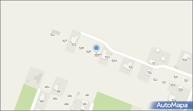 Dąbrowa, Dąbrowa, 52O, mapa Dąbrowa