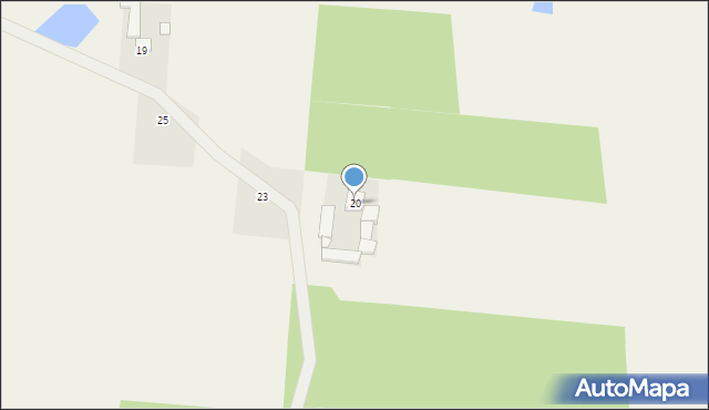 Dąbrowa, Dąbrowa, 20, mapa Dąbrowa