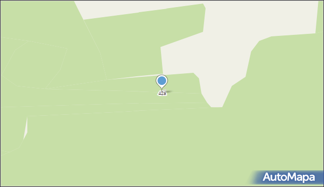 Dąbrowa, Dąbrowa, 42a, mapa Dąbrowa