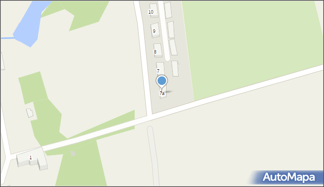 Dąbrowa Białogardzka, Dąbrowa Białogardzka, 7a, mapa Dąbrowa Białogardzka