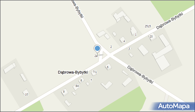 Dąbrowa-Bybytki, Dąbrowa-Bybytki, 2c, mapa Dąbrowa-Bybytki
