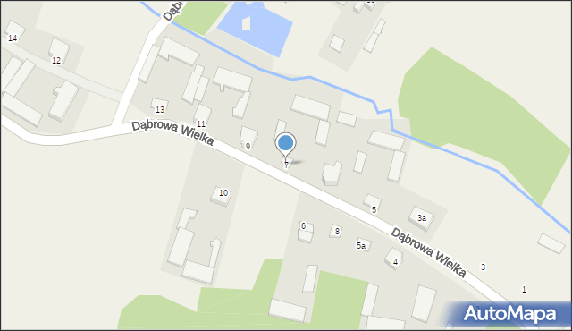 Dąbrowa-Cherubiny, Dąbrowa-Cherubiny, 7, mapa Dąbrowa-Cherubiny