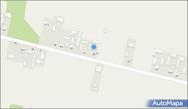 Dąbrowa Dolna, Dąbrowa Dolna, 62, mapa Dąbrowa Dolna