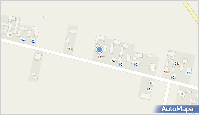 Dąbrowa Dolna, Dąbrowa Dolna, 64, mapa Dąbrowa Dolna