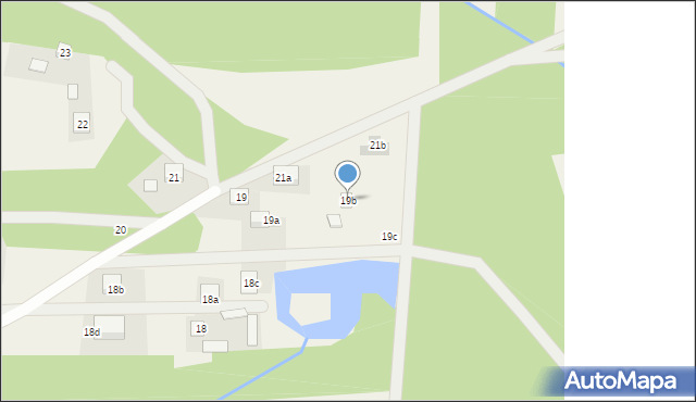 Dąbrowa Duża, Dąbrowa Duża, 19b, mapa Dąbrowa Duża