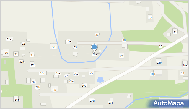 Dąbrowa Duża, Dąbrowa Duża, 24a, mapa Dąbrowa Duża