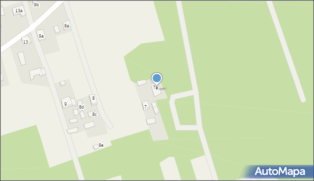 Dąbrowa Duża, Dąbrowa Duża, 7b, mapa Dąbrowa Duża