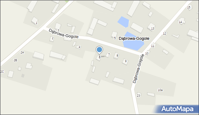 Dąbrowa-Gogole, Dąbrowa-Gogole, 6, mapa Dąbrowa-Gogole