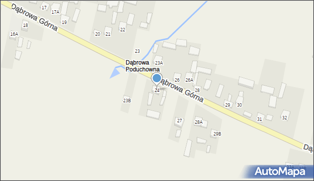 Dąbrowa Górna, Dąbrowa Górna, 24, mapa Dąbrowa Górna
