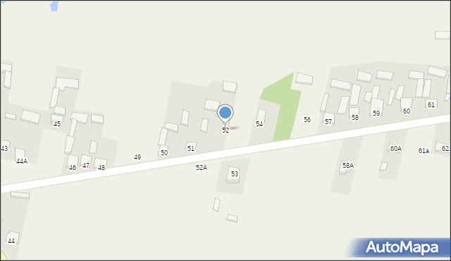 Dąbrowa Górna, Dąbrowa Górna, 52, mapa Dąbrowa Górna