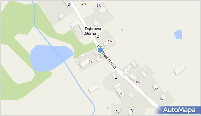 Dąbrowa Górna, Dąbrowa Górna, 12, mapa Dąbrowa Górna