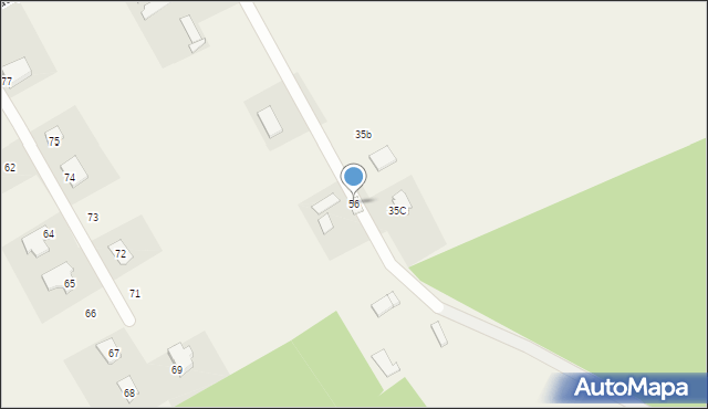 Dąbrowa Jastrzębska, Dąbrowa Jastrzębska, 56, mapa Dąbrowa Jastrzębska