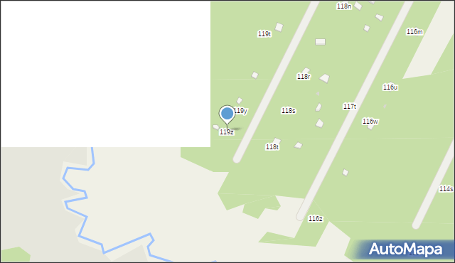 Dąbrowa Kozłowska, Dąbrowa Kozłowska, 119z, mapa Dąbrowa Kozłowska