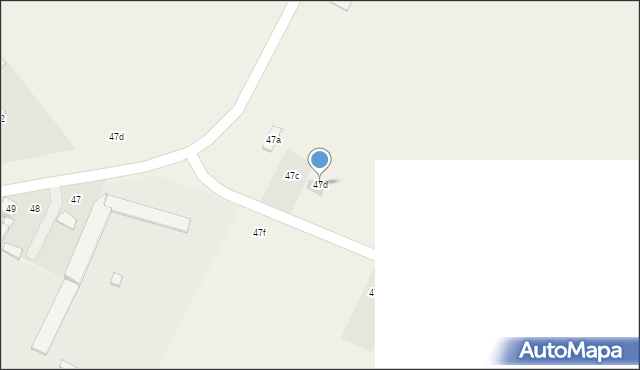 Dąbrowa Kozłowska, Dąbrowa Kozłowska, 47d, mapa Dąbrowa Kozłowska
