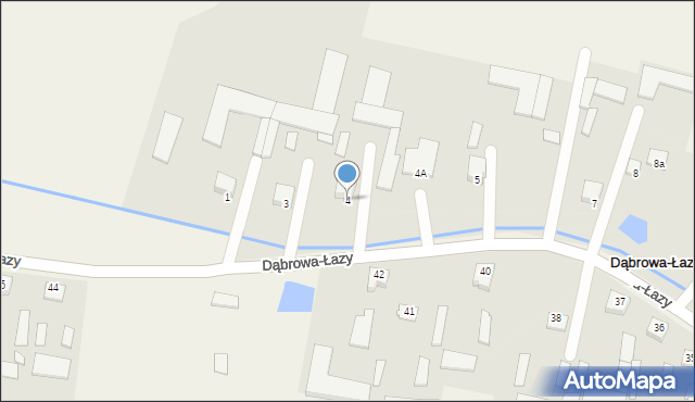 Dąbrowa-Łazy, Dąbrowa-Łazy, 4, mapa Dąbrowa-Łazy