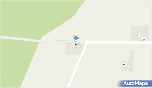 Dąbrowa Łużycka, Dąbrowa Łużycka, 19, mapa Dąbrowa Łużycka