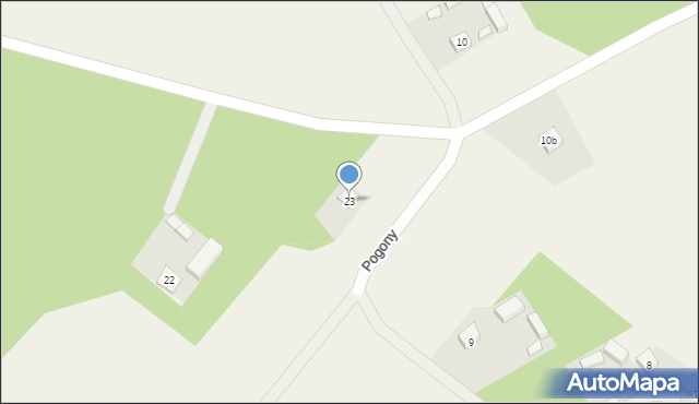 Dąbrowa Miętka, Dąbrowa Miętka, 23, mapa Dąbrowa Miętka