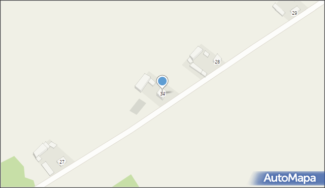 Dąbrowa Miętka, Dąbrowa Miętka, 34, mapa Dąbrowa Miętka