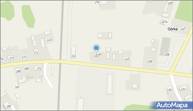 Dąbrowa Rzeczycka, Dąbrowa Rzeczycka, 111, mapa Dąbrowa Rzeczycka