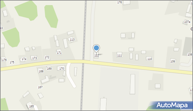 Dąbrowa Rzeczycka, Dąbrowa Rzeczycka, 112, mapa Dąbrowa Rzeczycka