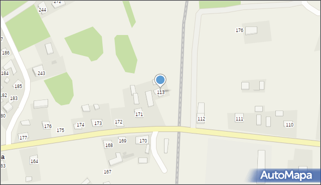 Dąbrowa Rzeczycka, Dąbrowa Rzeczycka, 113, mapa Dąbrowa Rzeczycka
