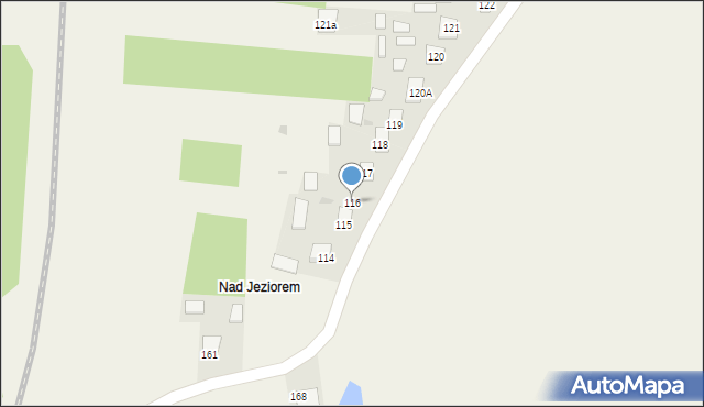 Dąbrowa Rzeczycka, Dąbrowa Rzeczycka, 116, mapa Dąbrowa Rzeczycka