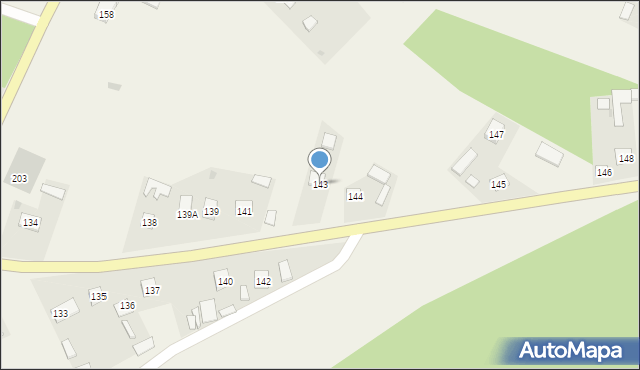 Dąbrowa Rzeczycka, Dąbrowa Rzeczycka, 143, mapa Dąbrowa Rzeczycka