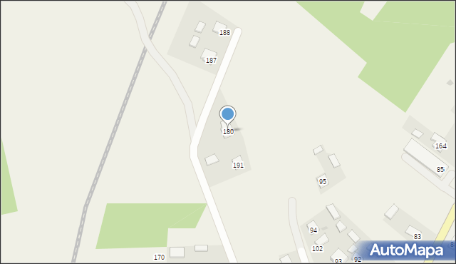 Dąbrowa Rzeczycka, Dąbrowa Rzeczycka, 180, mapa Dąbrowa Rzeczycka