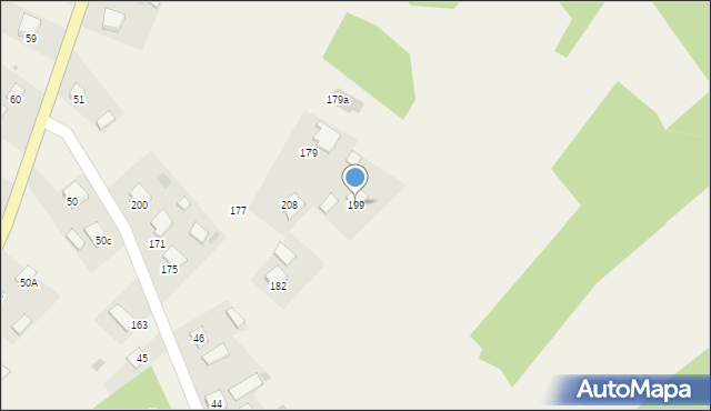 Dąbrowa Rzeczycka, Dąbrowa Rzeczycka, 199, mapa Dąbrowa Rzeczycka