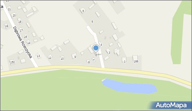 Dąbrowa Rzeczycka, Dąbrowa Rzeczycka, 2, mapa Dąbrowa Rzeczycka