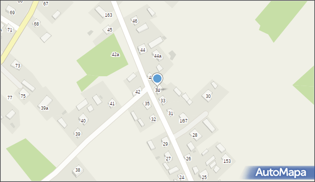 Dąbrowa Rzeczycka, Dąbrowa Rzeczycka, 34, mapa Dąbrowa Rzeczycka