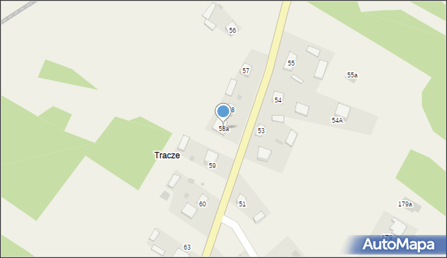 Dąbrowa Rzeczycka, Dąbrowa Rzeczycka, 58a, mapa Dąbrowa Rzeczycka