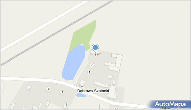 Dąbrowa-Szatanki, Dąbrowa-Szatanki, 1, mapa Dąbrowa-Szatanki