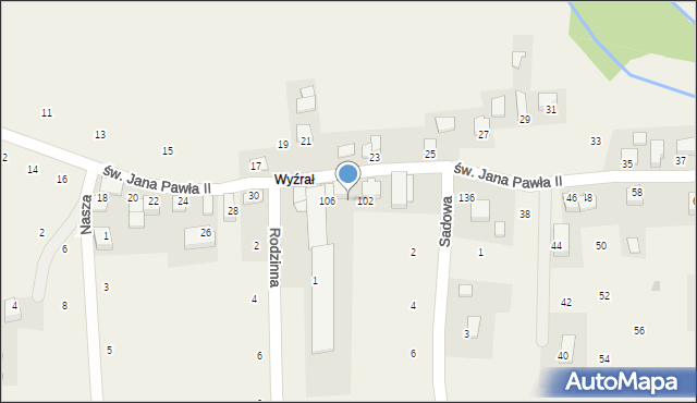 Dąbrowa Szlachecka, Dąbrowa Szlachecka, 104, mapa Dąbrowa Szlachecka