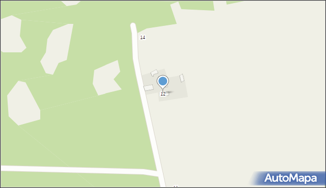 Dąbrowa Tarnawacka, Dąbrowa Tarnawacka, 12, mapa Dąbrowa Tarnawacka