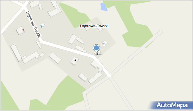 Dąbrowa-Tworki, Dąbrowa-Tworki, 8, mapa Dąbrowa-Tworki