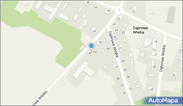 Dąbrowa Wielka, Dąbrowa Wielka, 41, mapa Dąbrowa Wielka