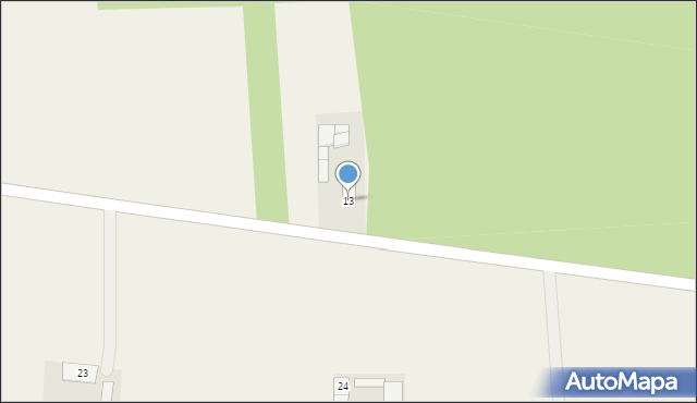 Dąbrowa Wielka, Dąbrowa Wielka, 13, mapa Dąbrowa Wielka